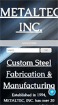 Mobile Screenshot of metaltecinc.com